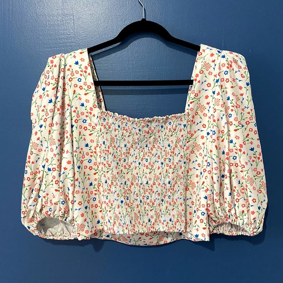 NWT Sokie Collective | Shopbop Cropped Floral Top - Picture 8 of 10